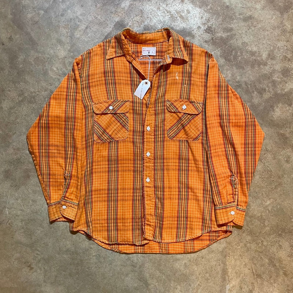 Big Mac JC Penney True Vintage Plaid Button Up